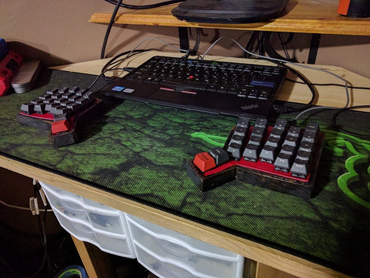 Both sides mocked up