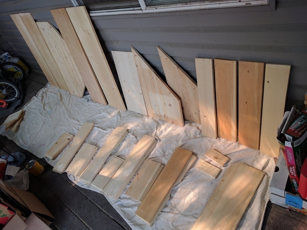 Boards Ready For Stain